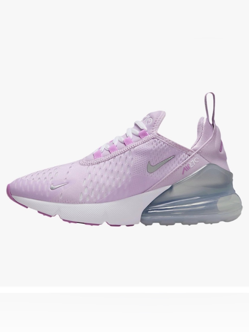 Nike Women's Air Max 270 Sneakers - Light Purple & White
